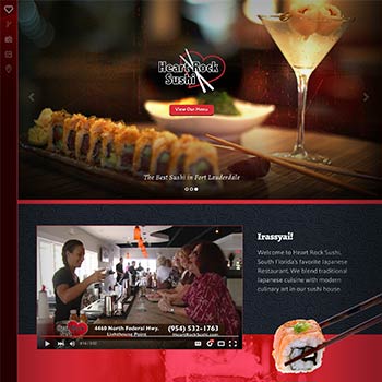 Heart Rock Sushi website