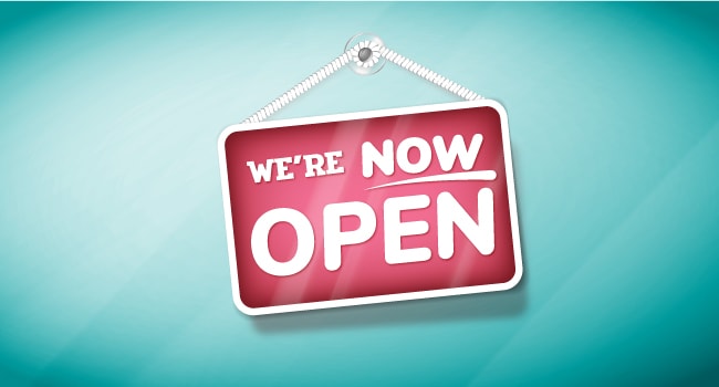 Now Open